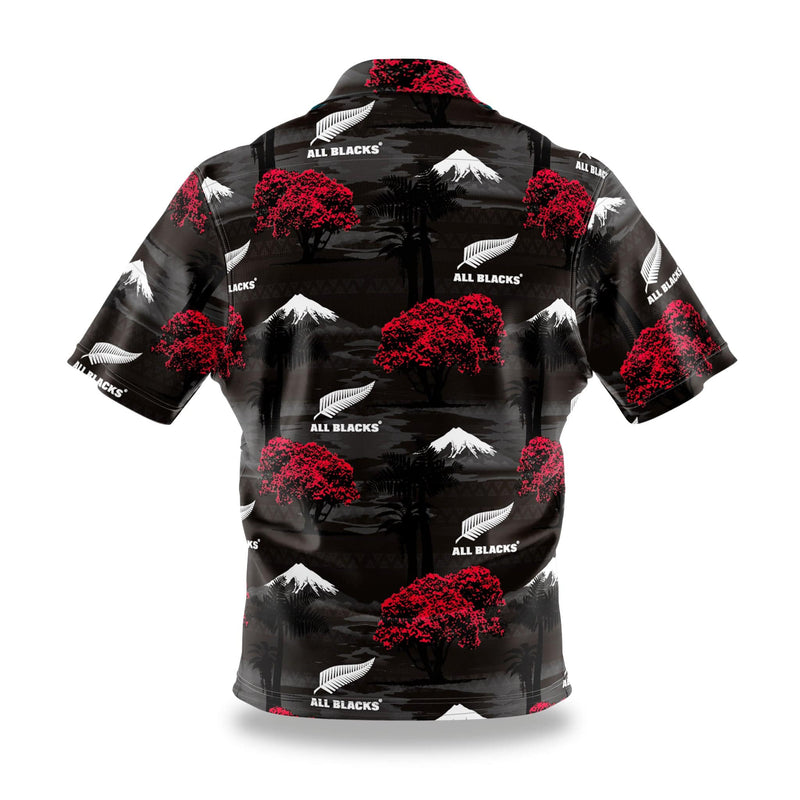 All Blacks 'Pohutukawa' Hawaiian Shirt - Ashtabula