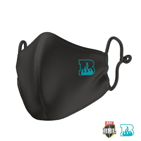 BBL Brisbane Heat Face Mask - Ashtabula