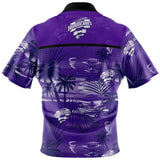 BBL Hobart Hurricanes Hawaiian Shirt - Youth - Ashtabula