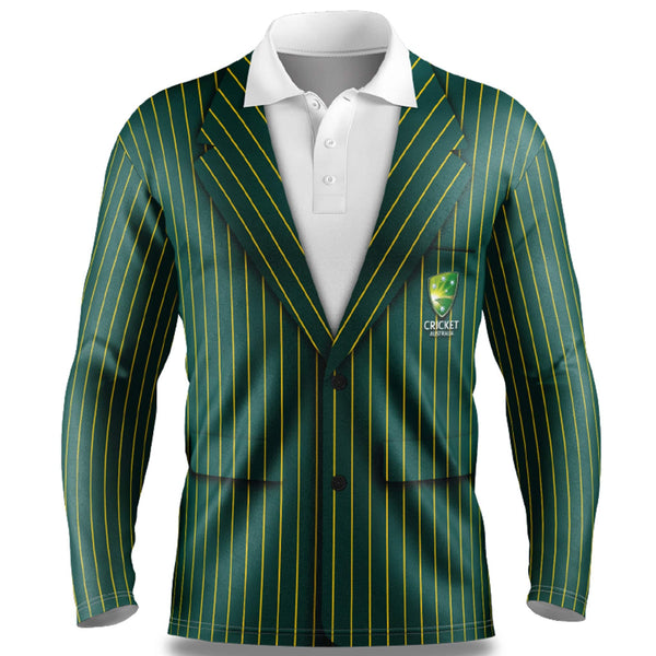 Cricket Australia Blazer LS Sun Shirt - Adult - Ashtabula