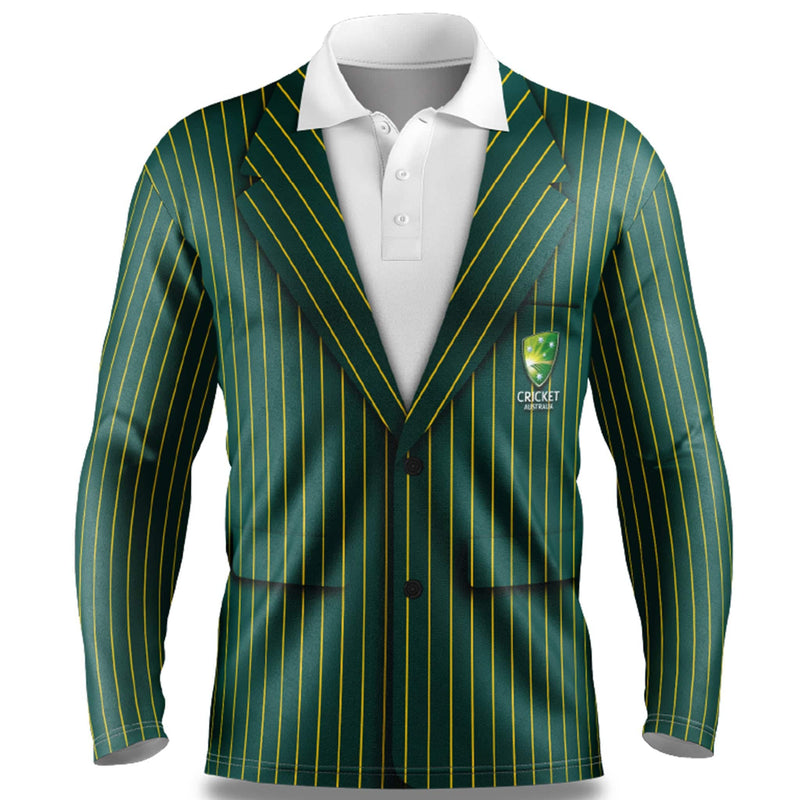 Cricket Australia Blazer LS Sun Shirt - Youth - Ashtabula