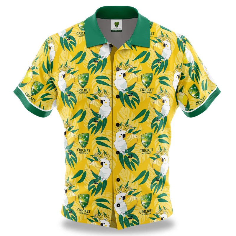 Cricket Australia 'Cocky' Hawaiian Shirt - Ashtabula