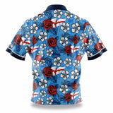Cricket Australia England 'Rosey' Hawaiian Shirt - Ashtabula
