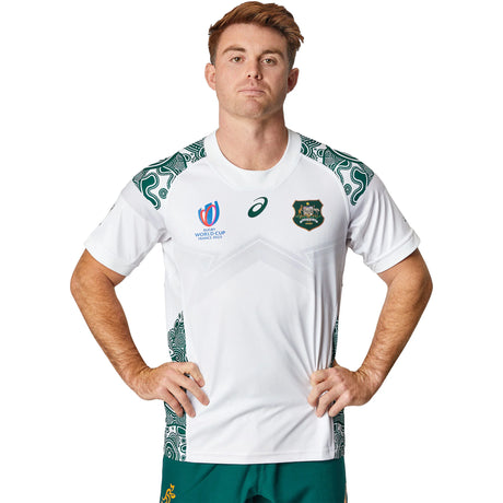 Wallabies RWC 2023 Replica First Nations Jersey by Asics  - Adult - Ashtabula