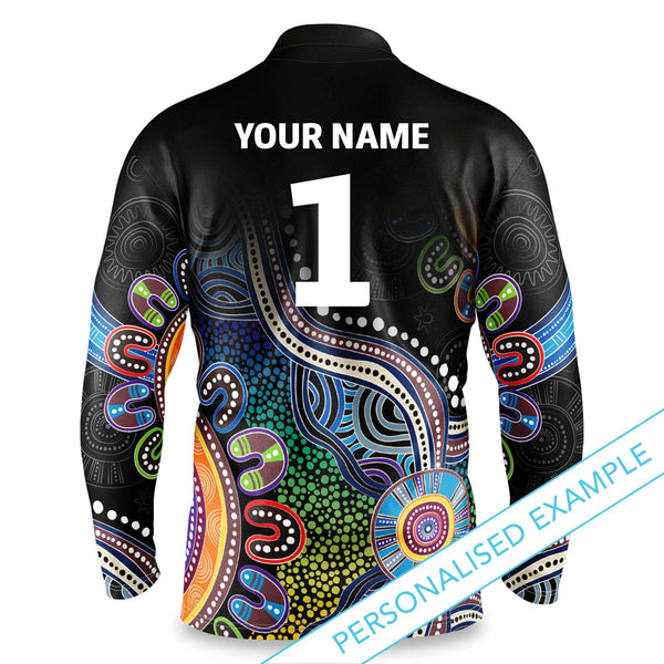 Indigenous All Stars 'Heritage' Fishing Shirt - Youth - Ashtabula