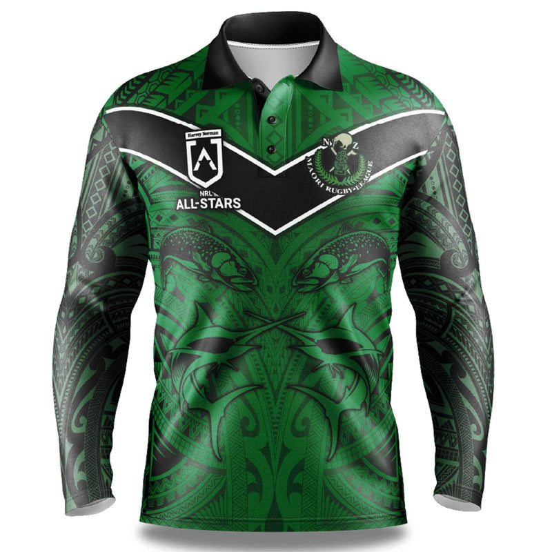 Māori All Stars Fishing Shirt - Youth - Ashtabula
