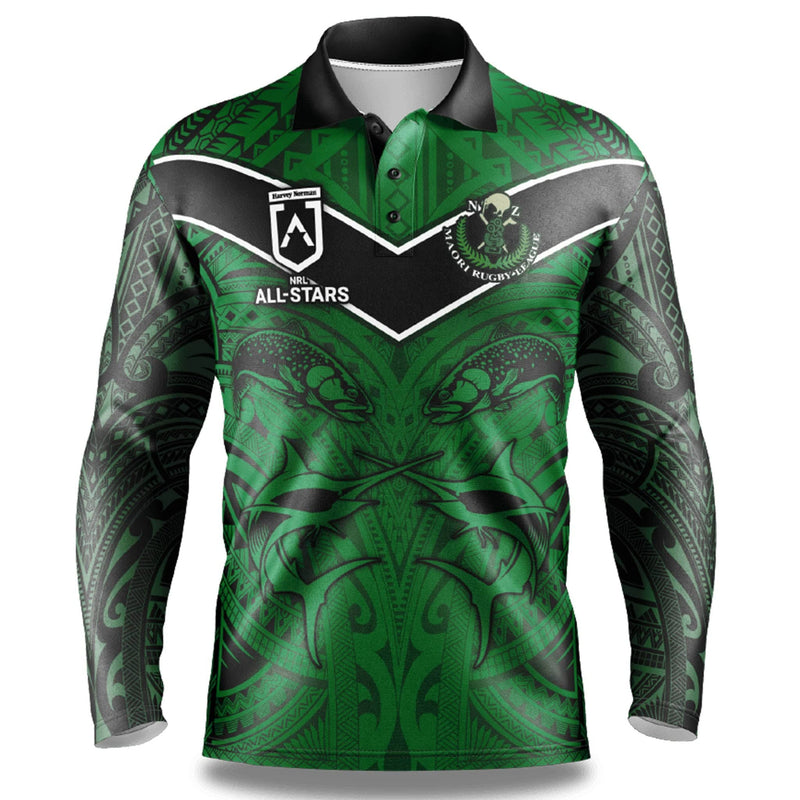 Māori All Stars Fishing Shirt - Youth