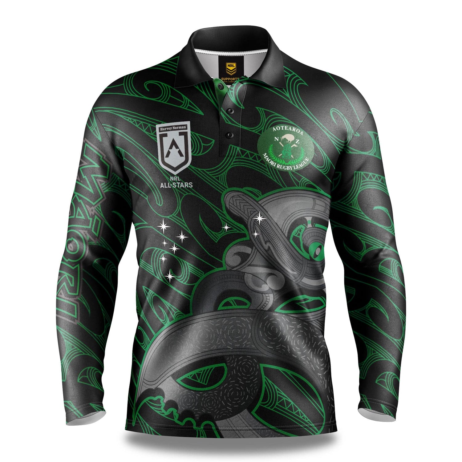 Māori All Stars 'Heritage' Fishing Shirt - Adult - Ashtabula