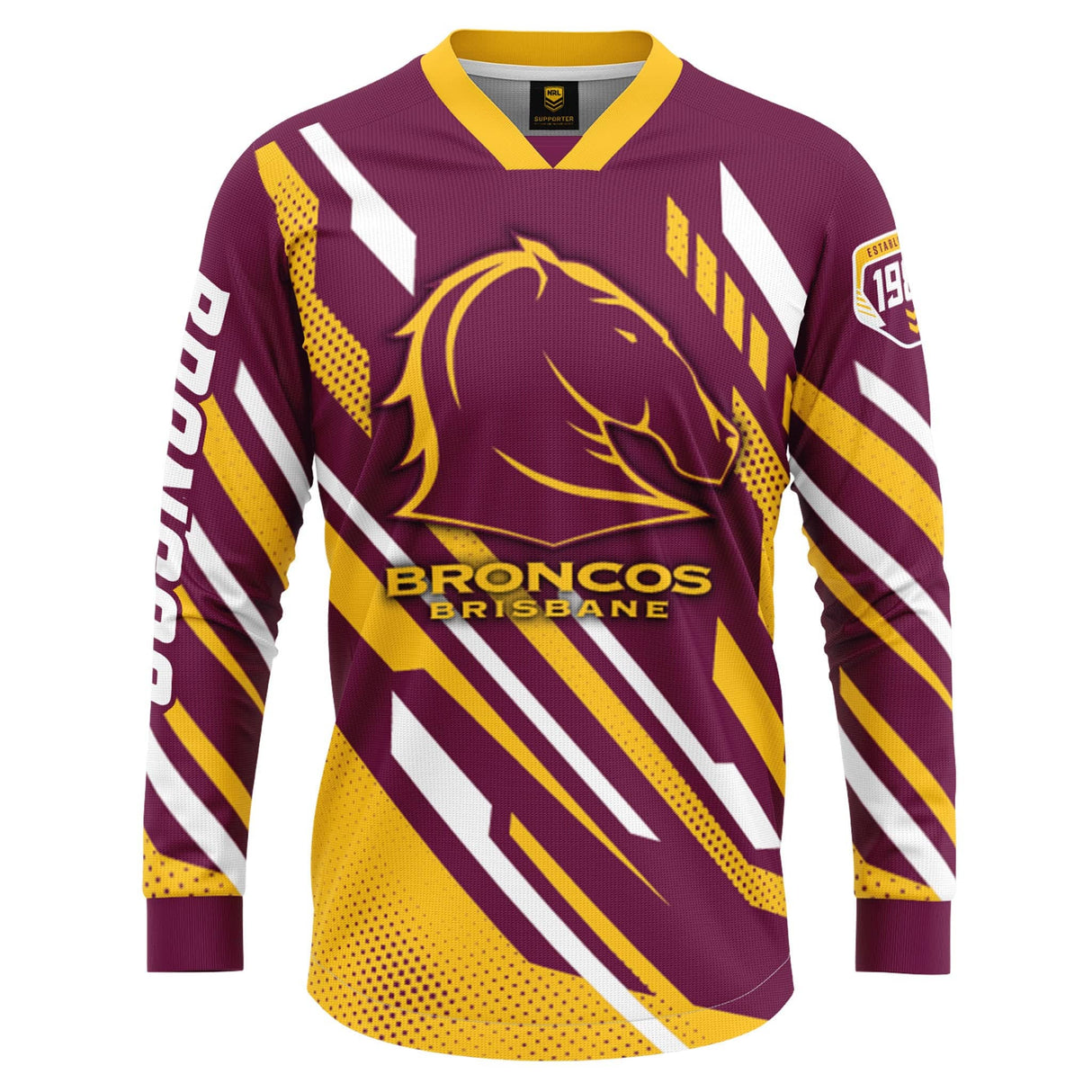 NRL Broncos 'Blitz' MX Jersey - Ashtabula
