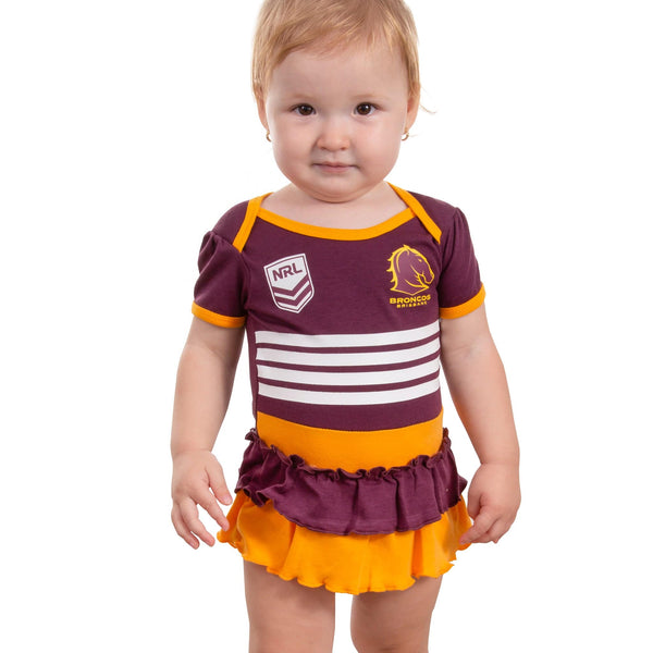NRL Broncos Girls Footysuit - Ashtabula