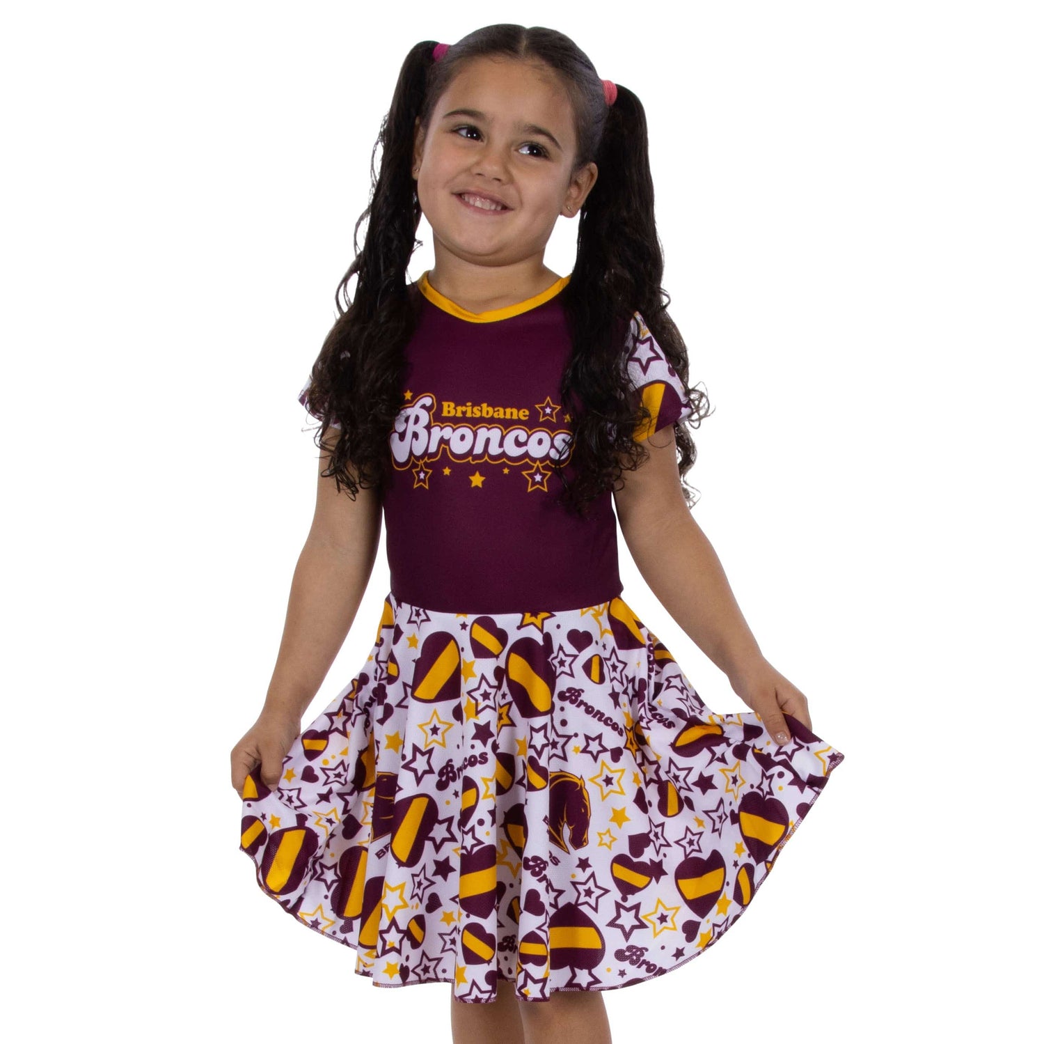 NRL Broncos 'Heartbreaker' Dress by Ashtabula Y4 NRL Broncos 'Heartbreaker' Dress by Ashtabula Y4