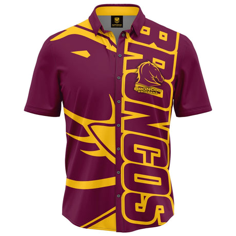 NRL Broncos 'Showtime' Party Shirt - Ashtabula
