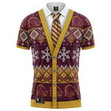 NRL Broncos XMAS Polo Shirt - Ashtabula