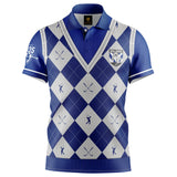 NRL Bulldogs 'Fairway' Golf Polo Shirts - Ashtabula