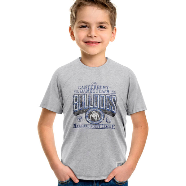 NRL Bulldogs Kids Vintage Team T-Shirt - Ashtabula