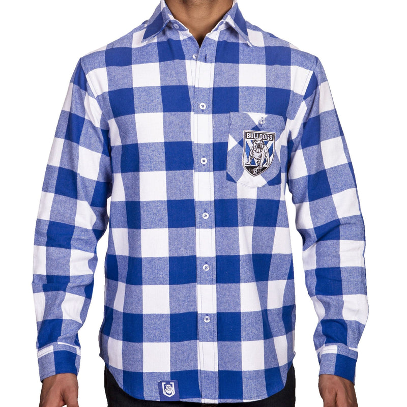 NRL Bulldogs 'Lumberjack' Flannel Shirt - Ashtabula