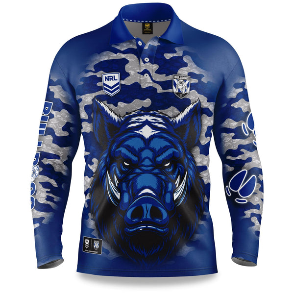 NRL Bulldogs "Razorback" Outback Shirts - Youth - Ashtabula