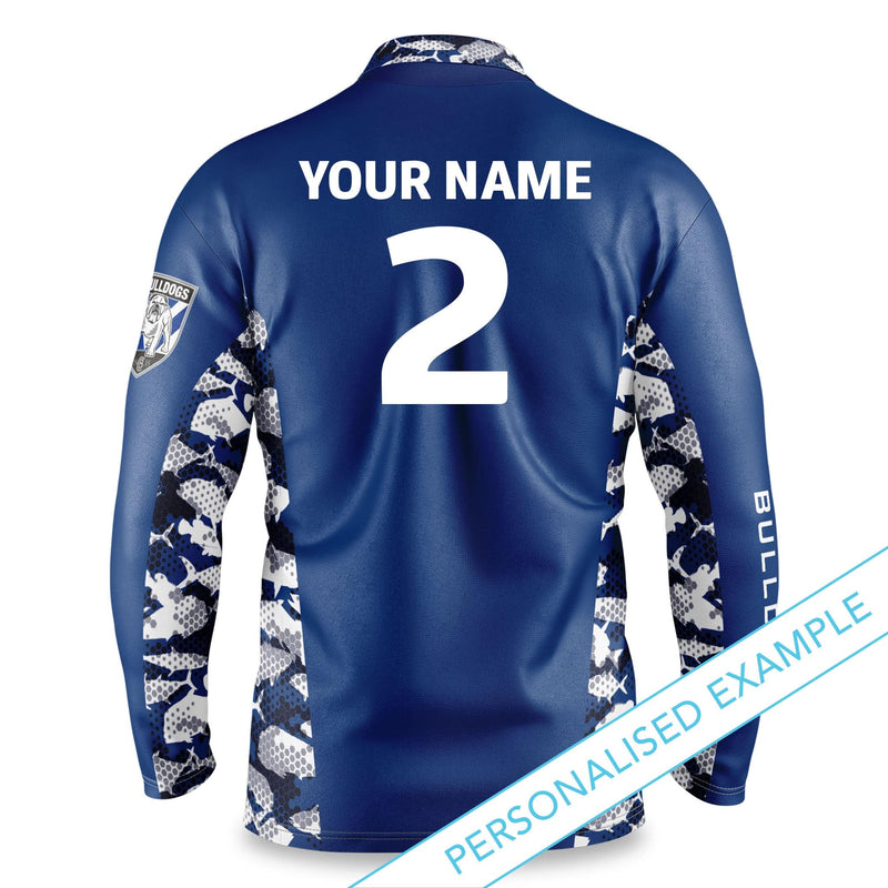 NRL Bulldogs 'Reef Runner' Fishing Shirt - Youth - Ashtabula