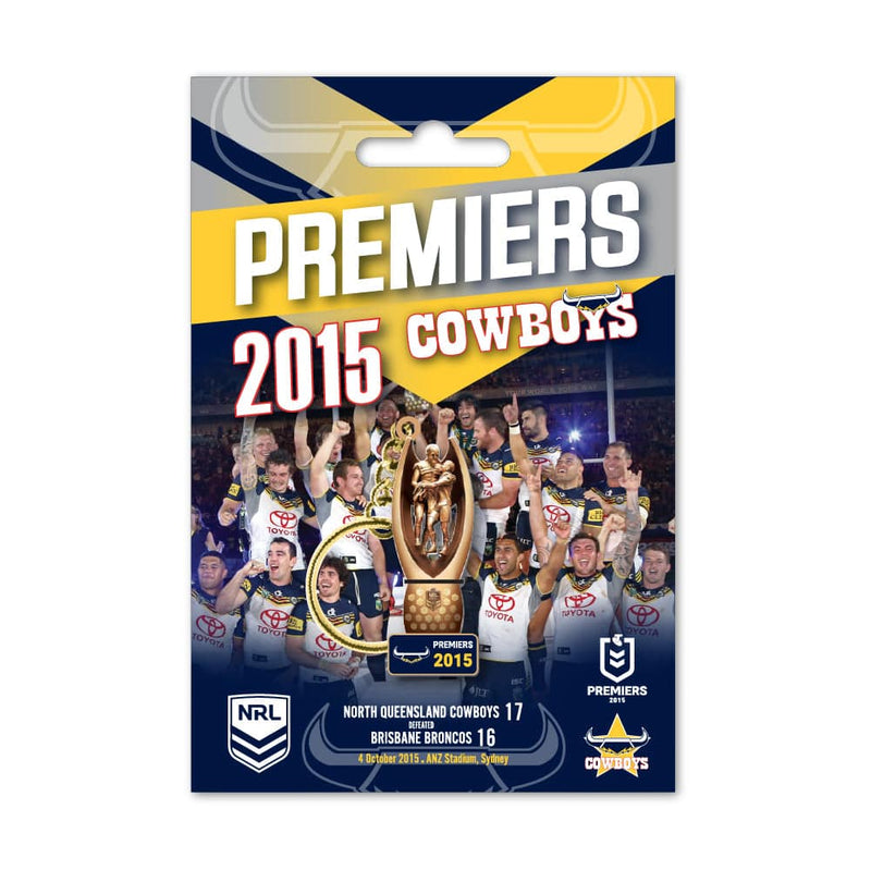 NRL Cowboys 2015 Premiers Trophy Keyring - Ashtabula