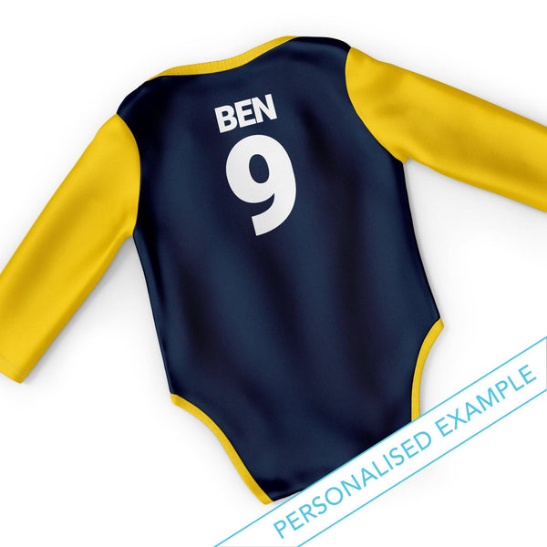 NRL Cowboys 3pc Bodysuit Gift Set  - 'Daddy Loves Me' - Ashtabula