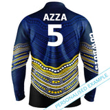 NRL Cowboys 'Jumping Barra' Fishing Shirt - Adult - Ashtabula