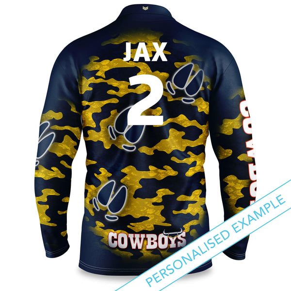 NRL Cowboys "Razorback" Outback Shirts - Adult - Ashtabula