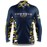 NRL Cowboys 'Reef Runner' Fishing Shirt - Adult - Ashtabula