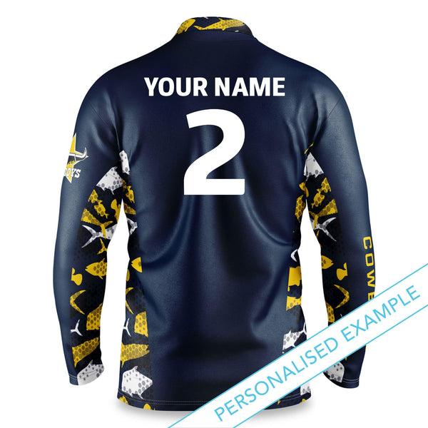 NRL Cowboys 'Reef Runner' Fishing Shirt - Youth - Ashtabula