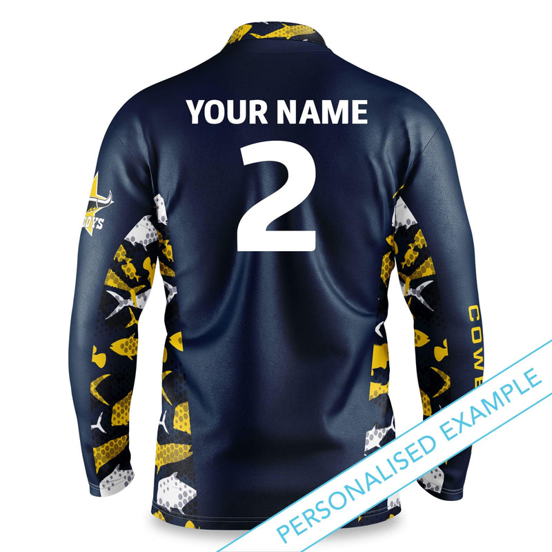 NRL Cowboys 'Reef Runner' Fishing Shirt - Youth - Ashtabula