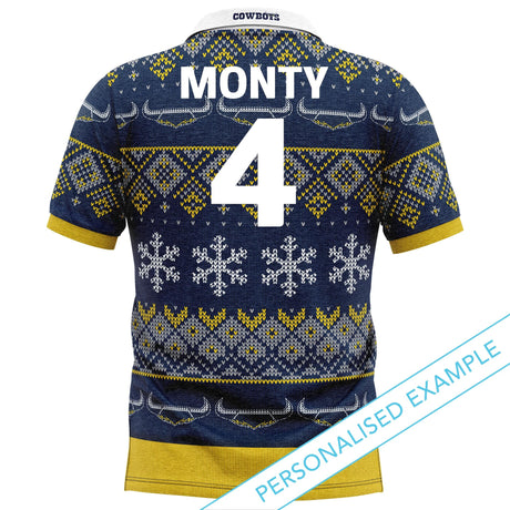 NRL Cowboys XMAS Polo Shirt - Ashtabula