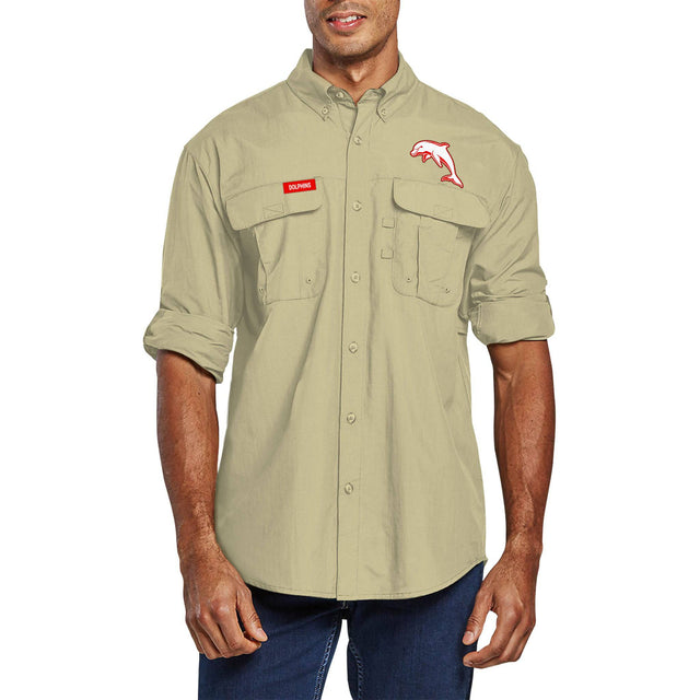 NRL Dolphins 'Top End' Outdoor Shirt - Ashtabula