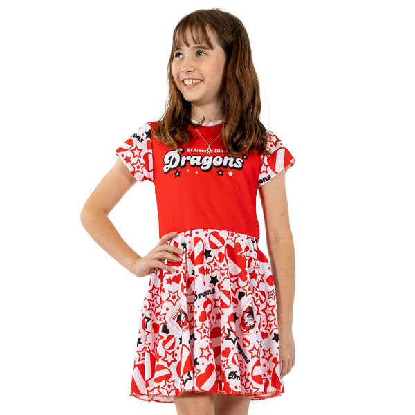 NRL Dragons 'Heartbreaker' Dress - Ashtabula