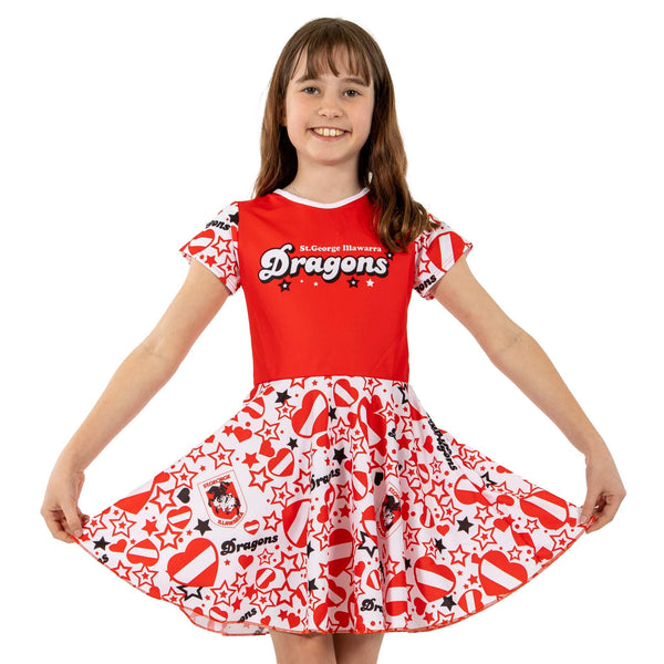 NRL Dragons 'Heartbreaker' Dress - Ashtabula