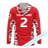 NRL Dragons 'Reef Runner' Hooded Fishing Shirt - Adult - Ashtabula