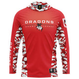 NRL Dragons 'Reef Runner' Hooded Fishing Shirt - Youth - Ashtabula
