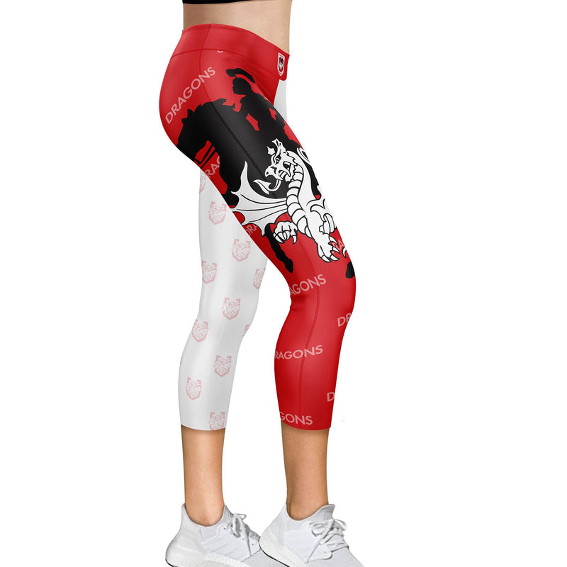 NRL Dragons 'Siren' Leggings - Ashtabula
