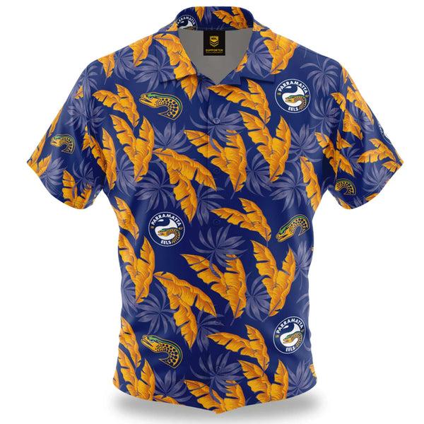 NRL Eels 'Paradise' Hawaiian Shirt - Ashtabula