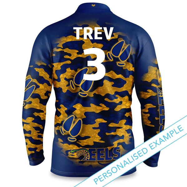 NRL Eels "Razorback" Outback Shirts - Youth - Ashtabula