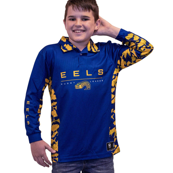 NRL Eels 'Reef Runner' Fishing Shirt - Youth - Ashtabula