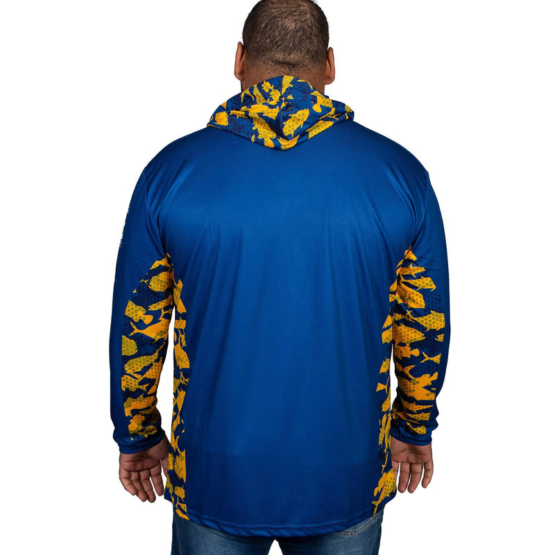 NRL Eels 'Reef Runner' Hooded Fishing Shirt - Adult - Ashtabula