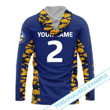 NRL Eels 'Reef Runner' Hooded Fishing Shirt - Adult - Ashtabula