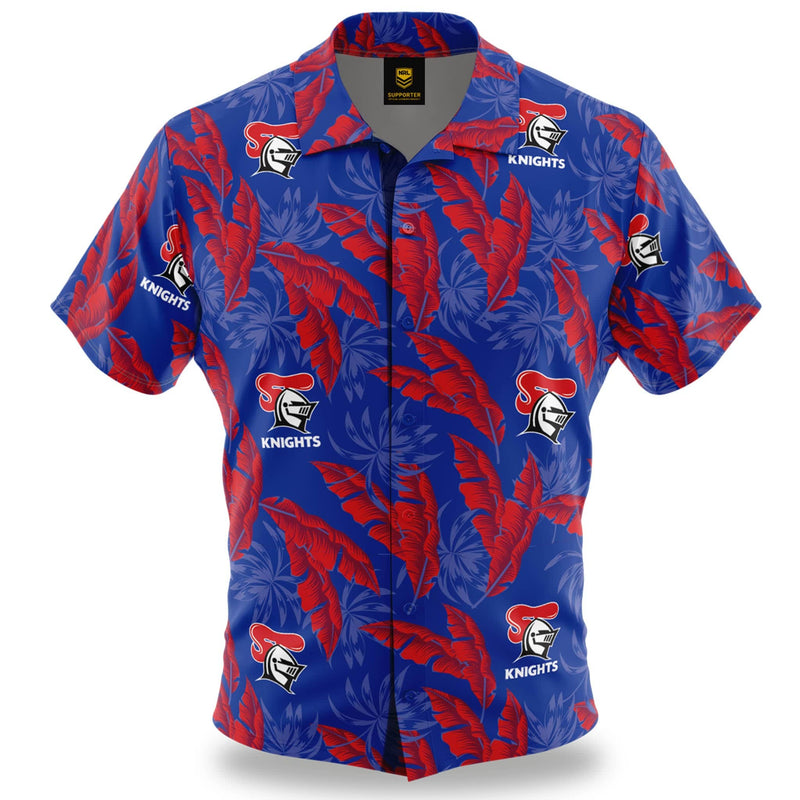 NRL Knights 'Paradise' Hawaiian Shirt - Ashtabula