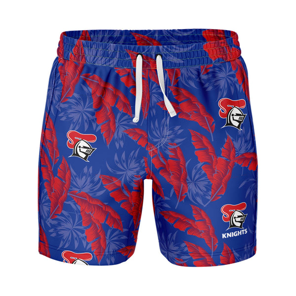 NRL Knights 'Paradise' Volley Swim Shorts - Ashtabula
