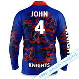 NRL Knights "Razorback" Outback Shirts - Youth - Ashtabula