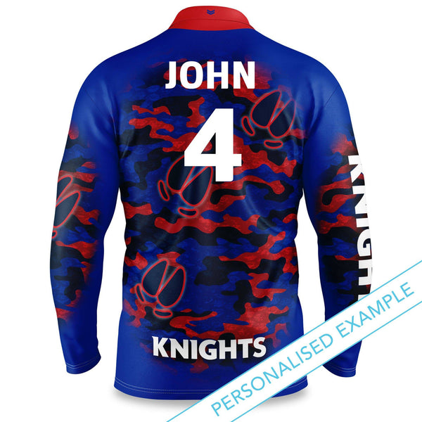 NRL Knights "Razorback" Outback Shirts - Youth - Ashtabula