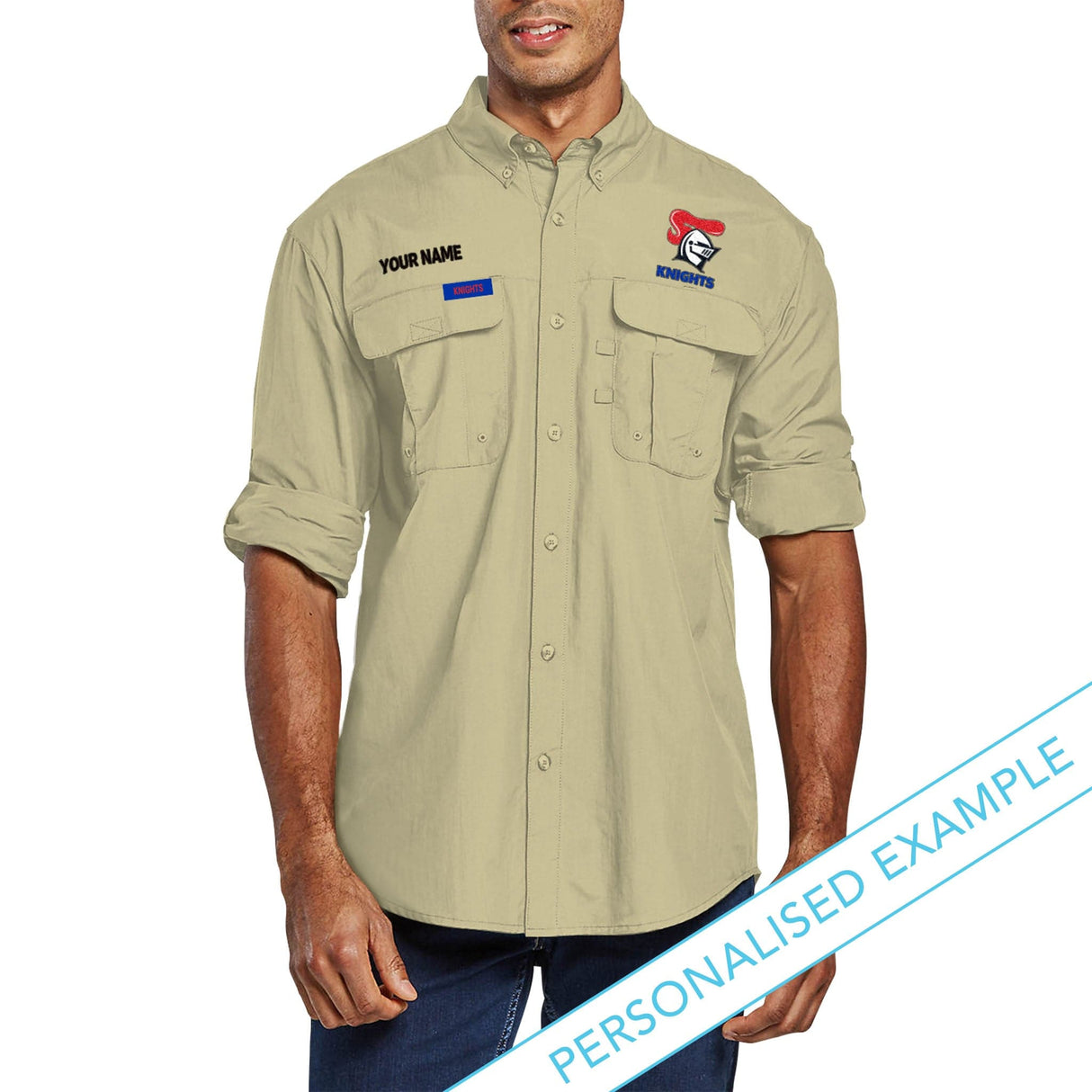 NRL Knights 'Top End' Outdoor Shirt - Ashtabula