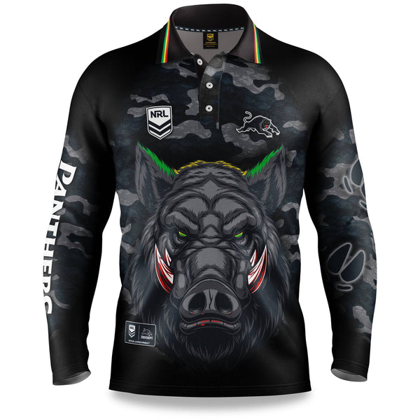 NRL Panthers "Razorback" Outback Shirts - Adult - Ashtabula