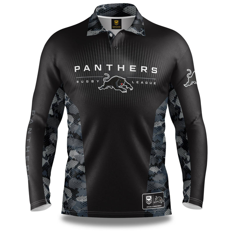 NRL Panthers 'Reef Runner' Fishing Shirt - Adult - Ashtabula