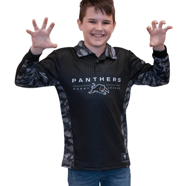 NRL Panthers 'Reef Runner' Fishing Shirt - Youth - Ashtabula