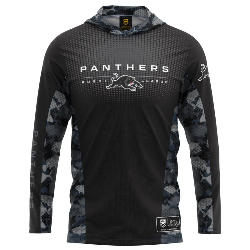 NRL Panthers 'Reef Runner' Hooded Fishing Shirt - Adult